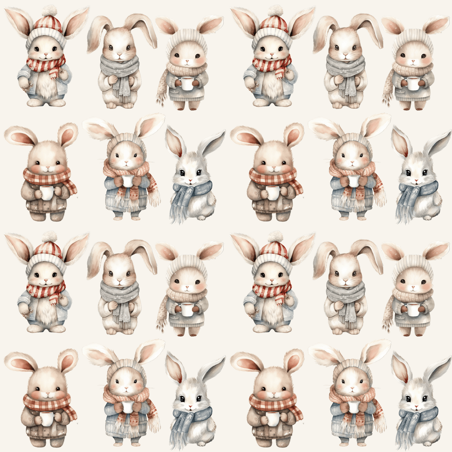 Cozy Bunny Wrapping Paper