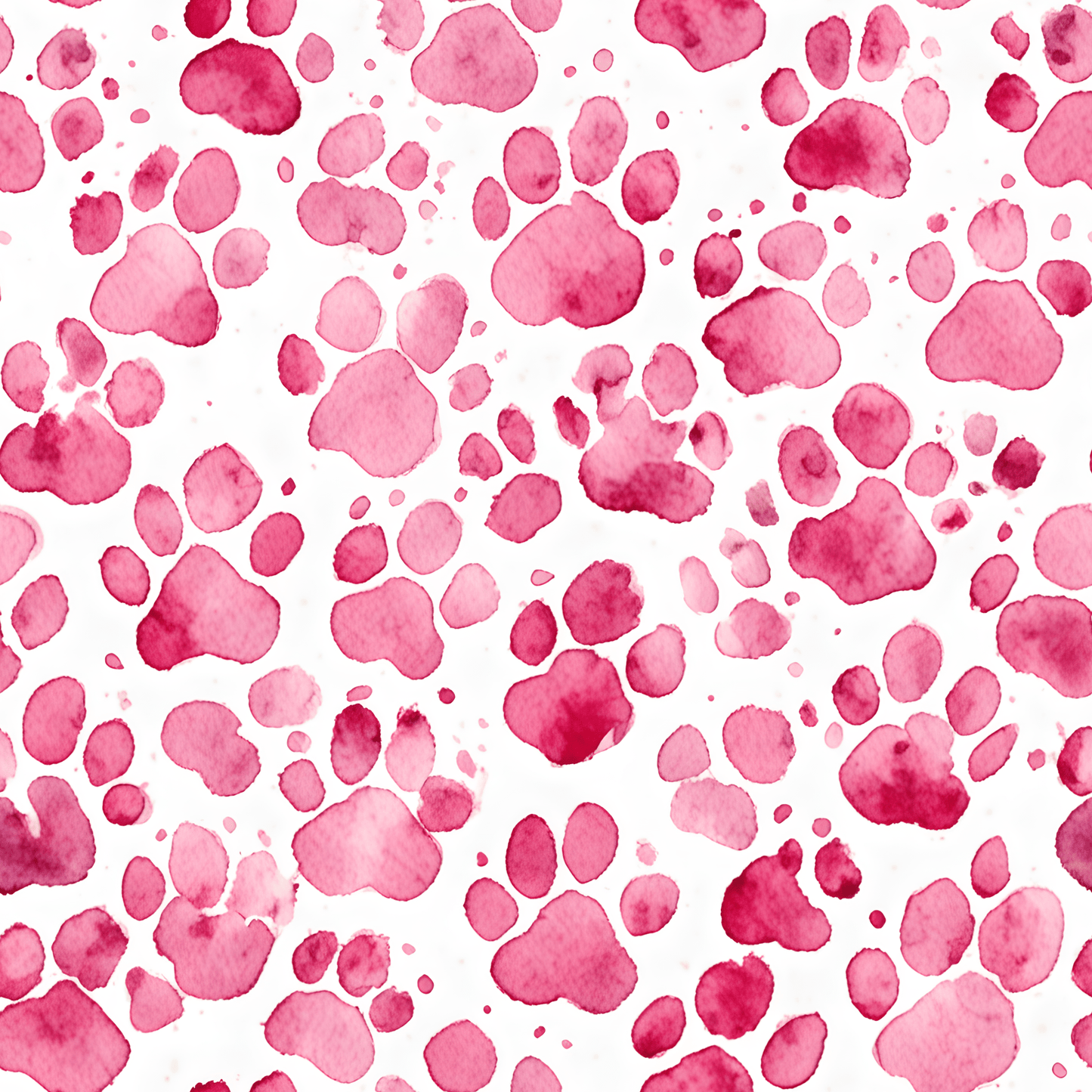 Pet Lover's Paradise Pink Paw Print Gift Wrap Collection