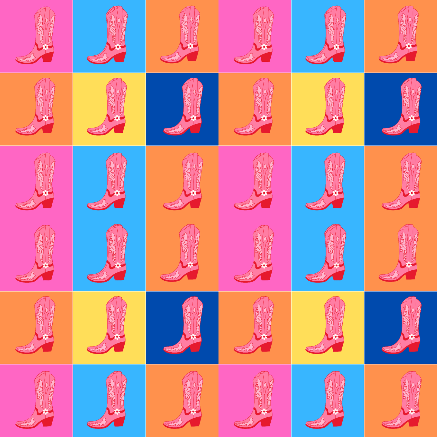 Fun and Colorful Boot Wrapping Paper