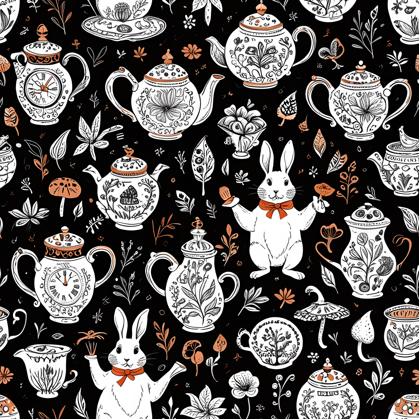Vintage Alice In Wonderland Wrapping Papers