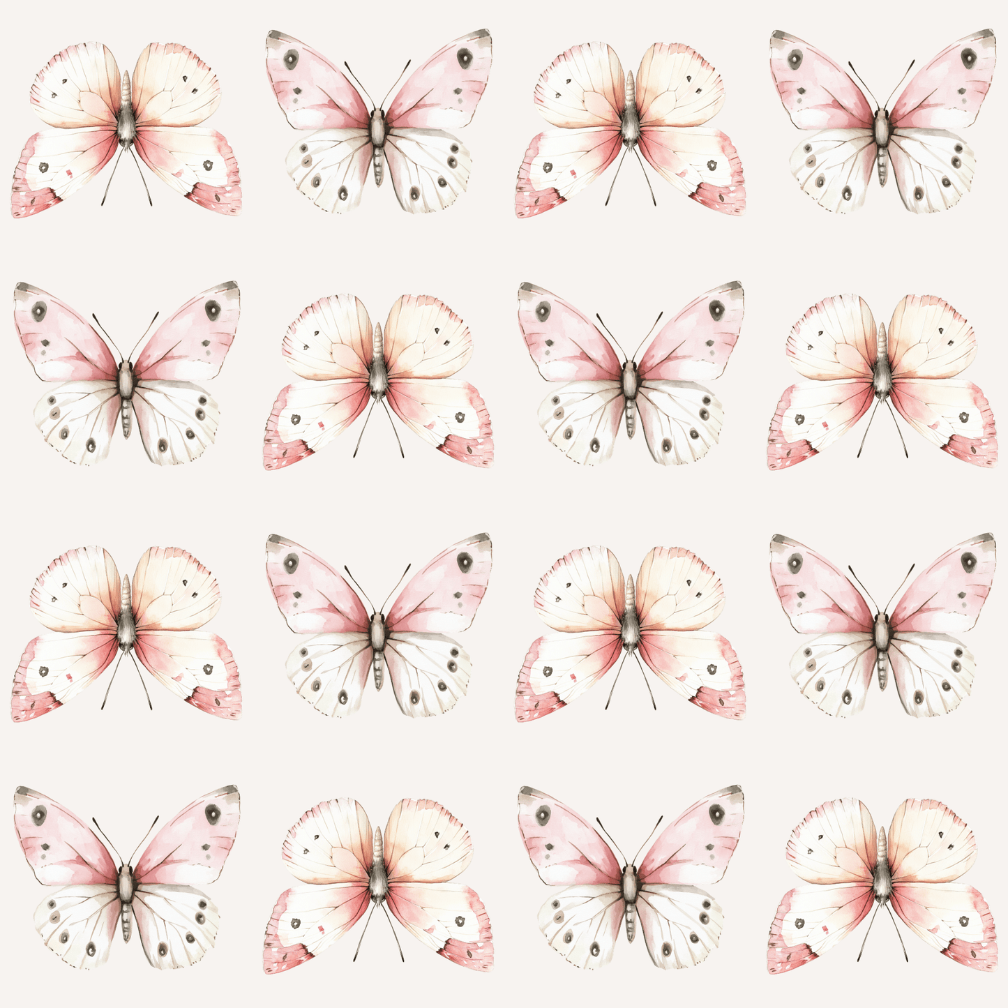 Wrapping Papers - Elegant Pink Butterfly Design for Birthdays and Special Occasions