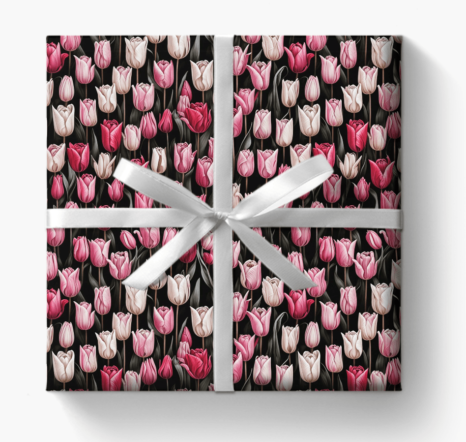 Spring - inspired Tulip Gift Wrap to Brighten Up Your Presents