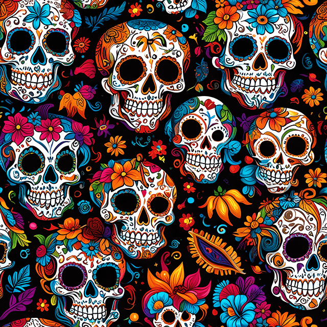 Day of the Dead Gift Wrap