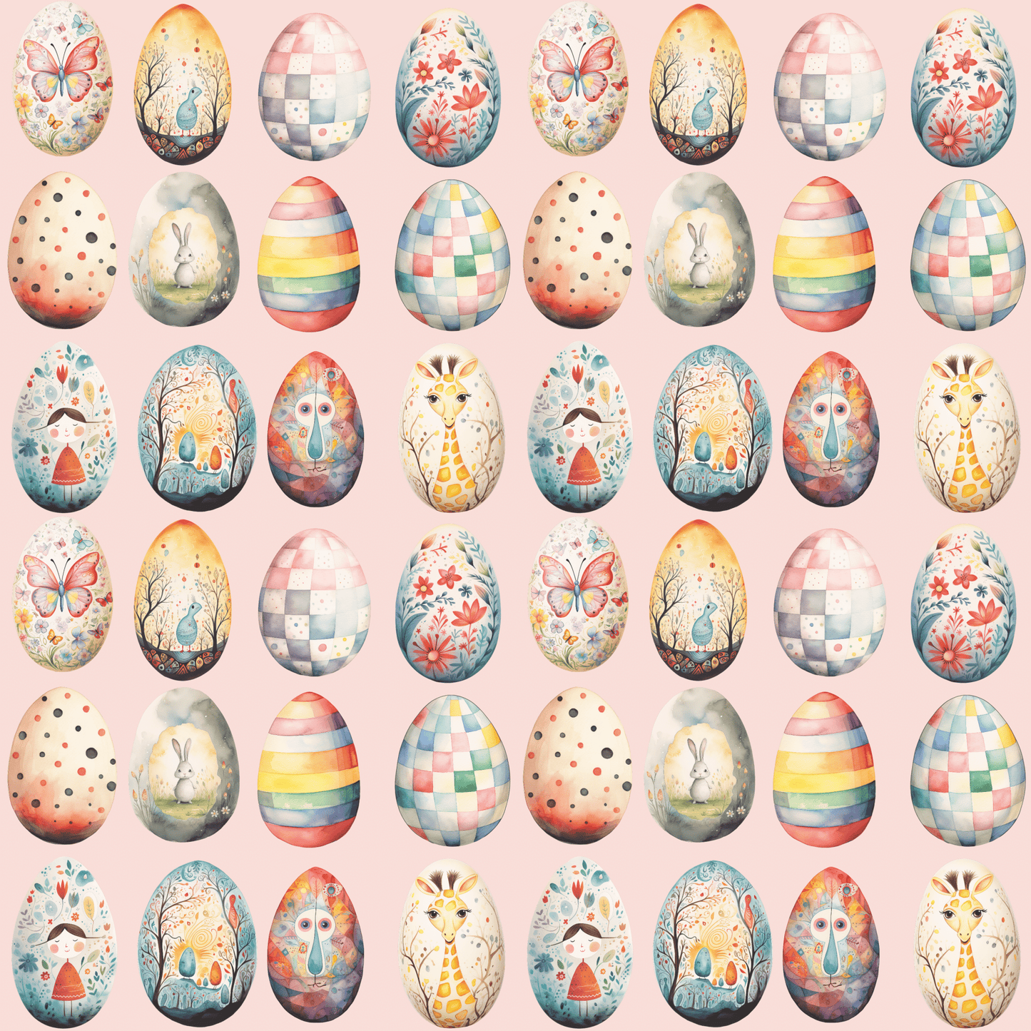 Colorful and fun Easter Eggs