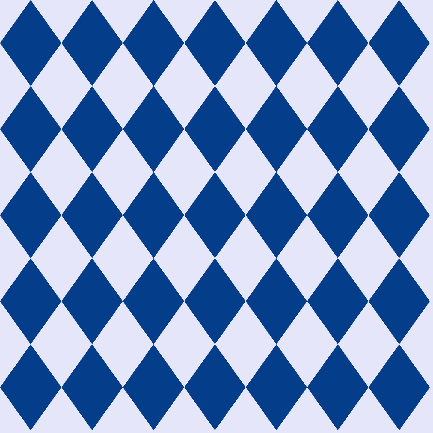 Blue on Blue Harlequin Pattern