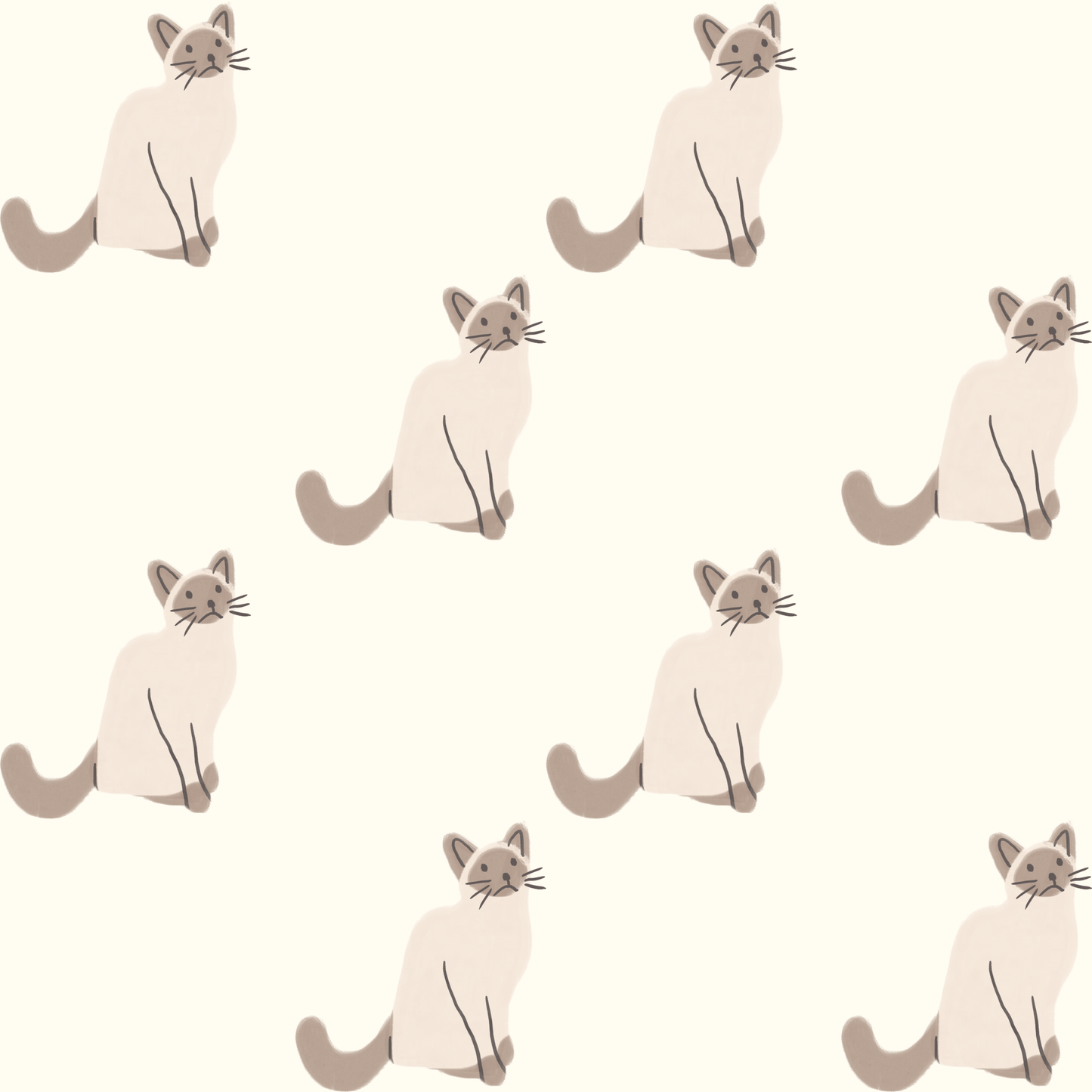 Siamese Cat Gift Paper