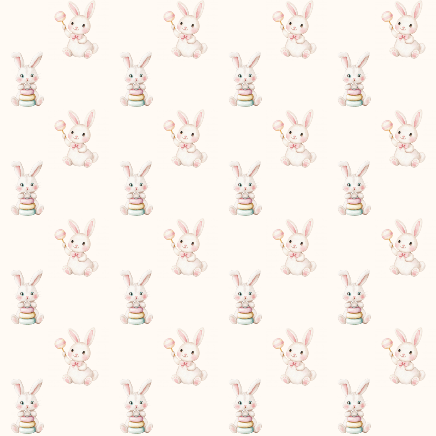 Whimsical Bunny Wrapping Paper