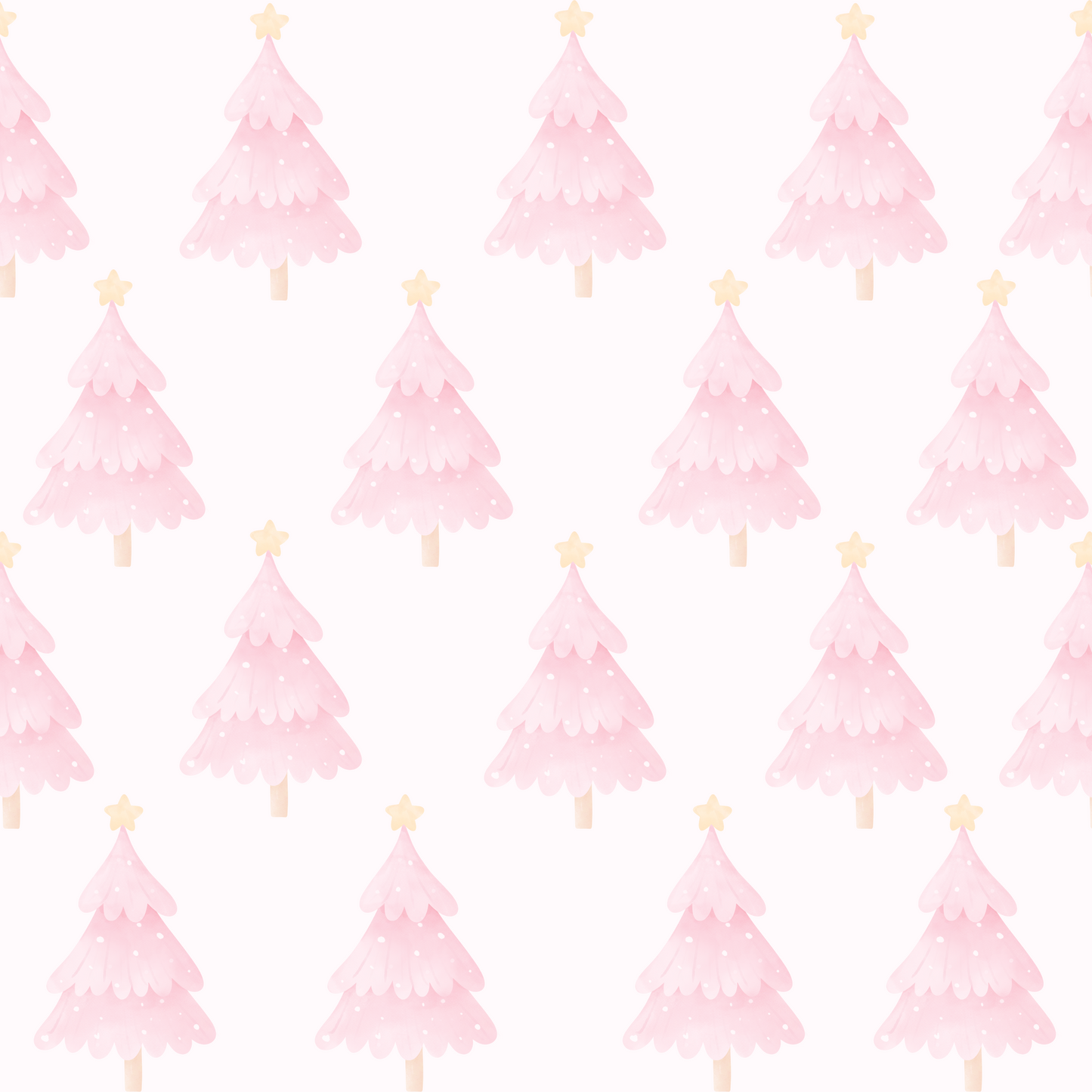 Think Pink Fir-real – Blush Christmas Tree Wrapping Paper