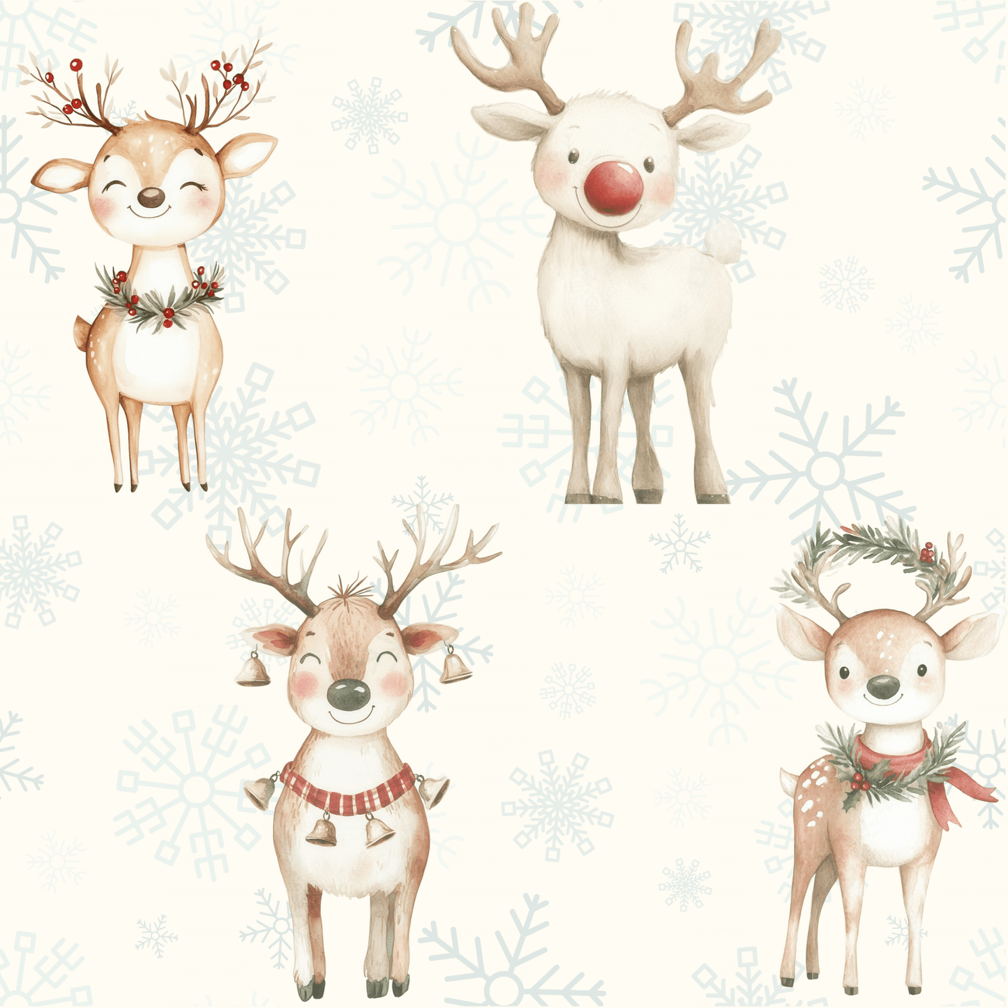 Oh Deer, It's Festive! – Whimsical Reindeer Wrapping Paper