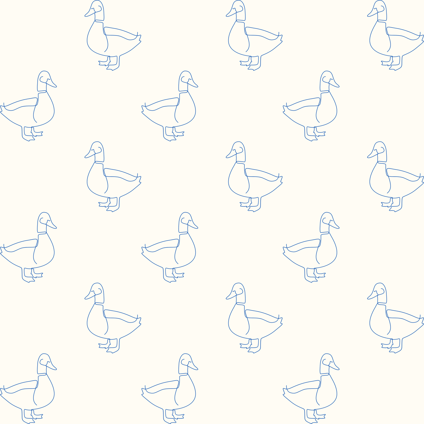 Charming Duck Wrapping Paper Roll