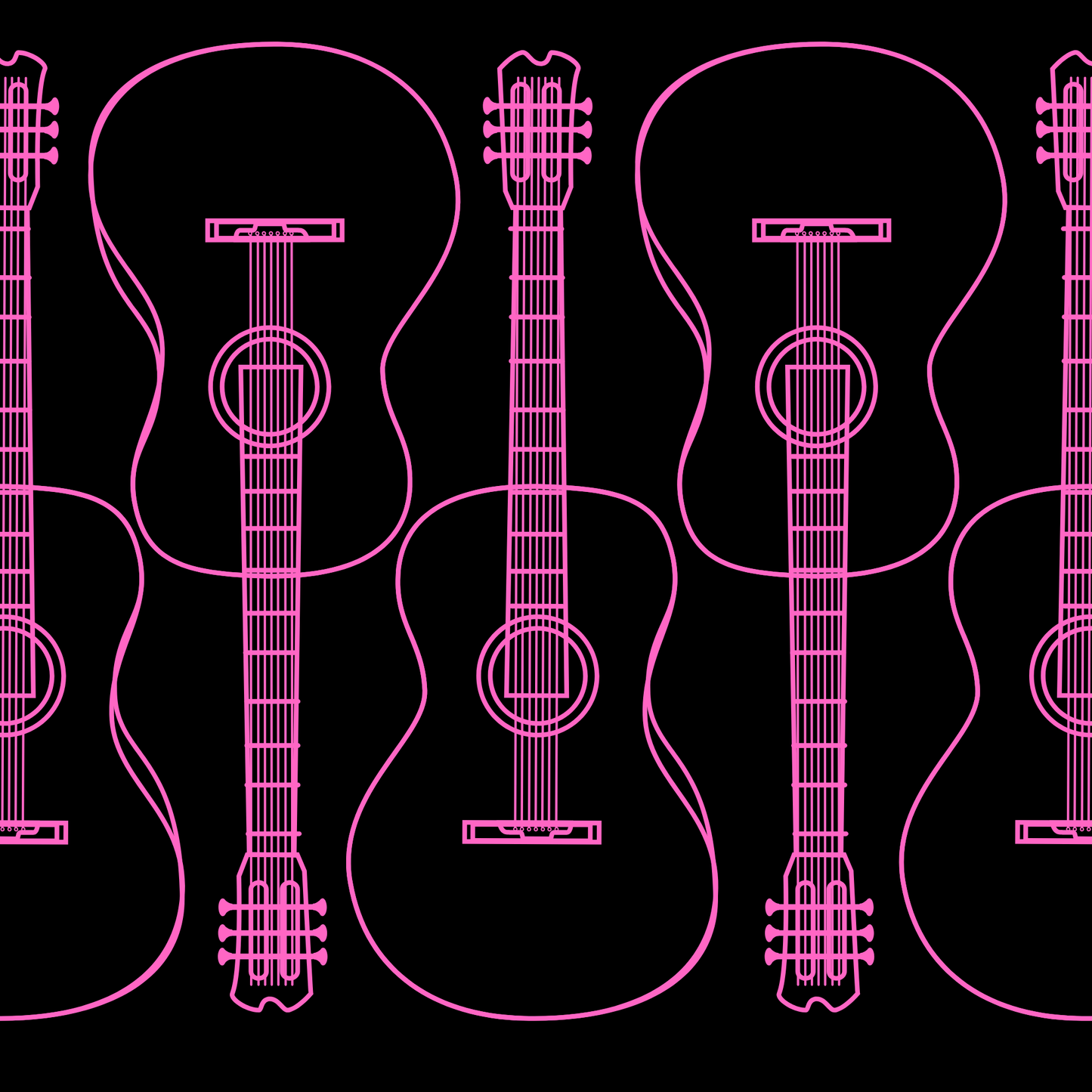 Guitar - themed Gift Wrapping Paper