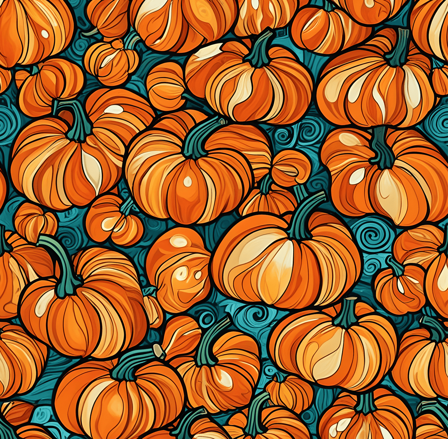 Pumpkin Wrapping Paper