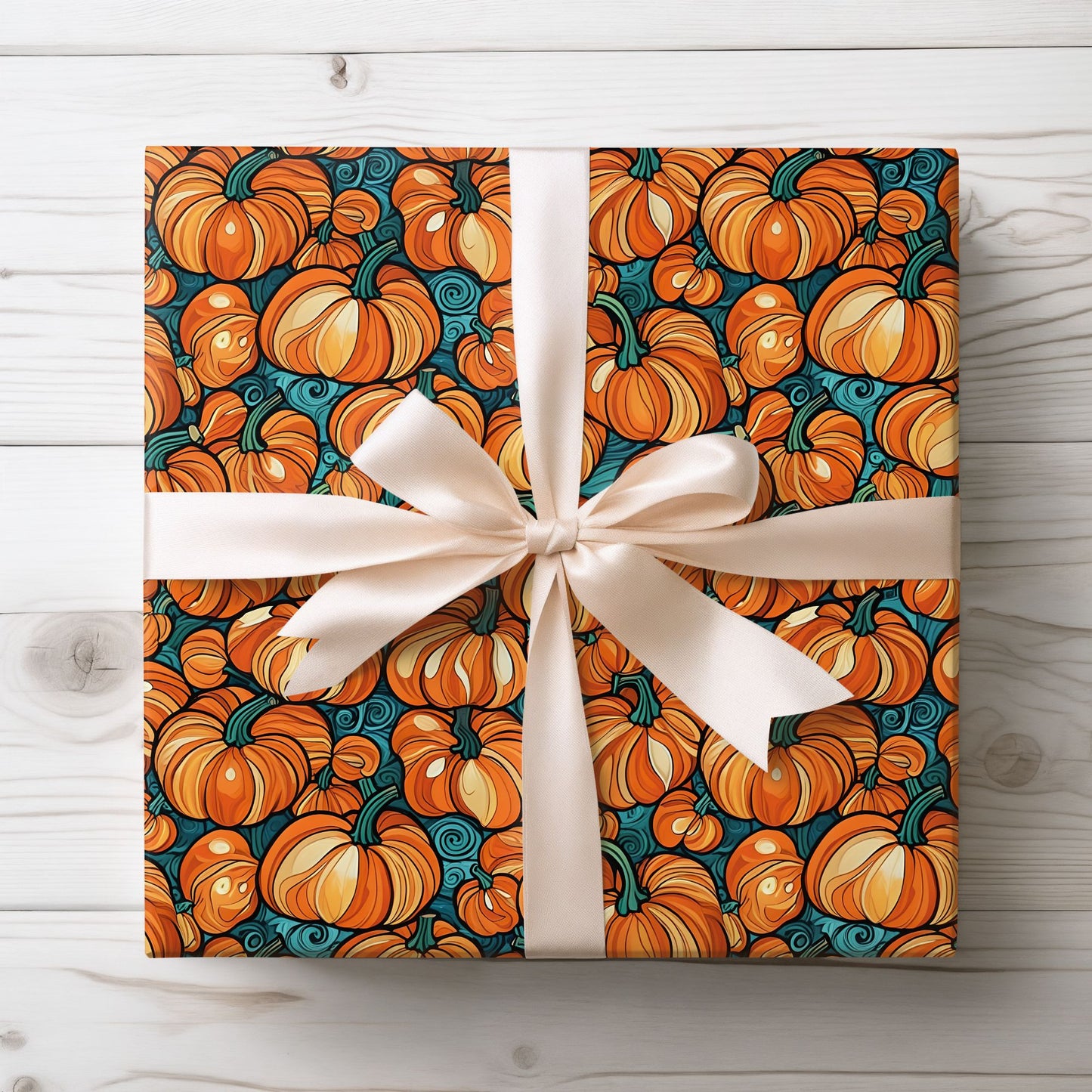 Pumpkin Wrapping Paper