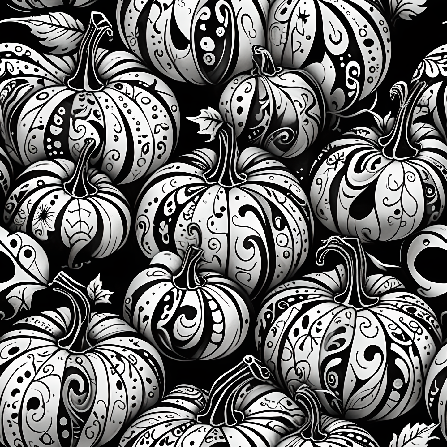 Pumpkin Noir – Gothic Glam Wrapping Paper