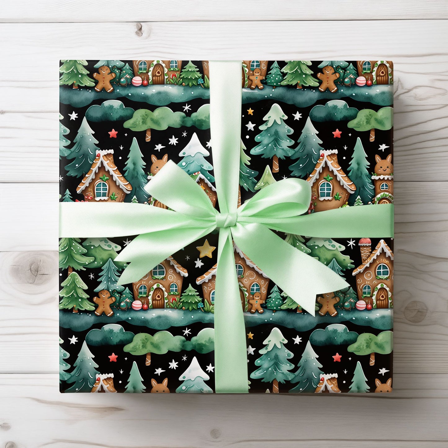 Midnight Munchkinville – Gingerbread Dreams on a Starry Night