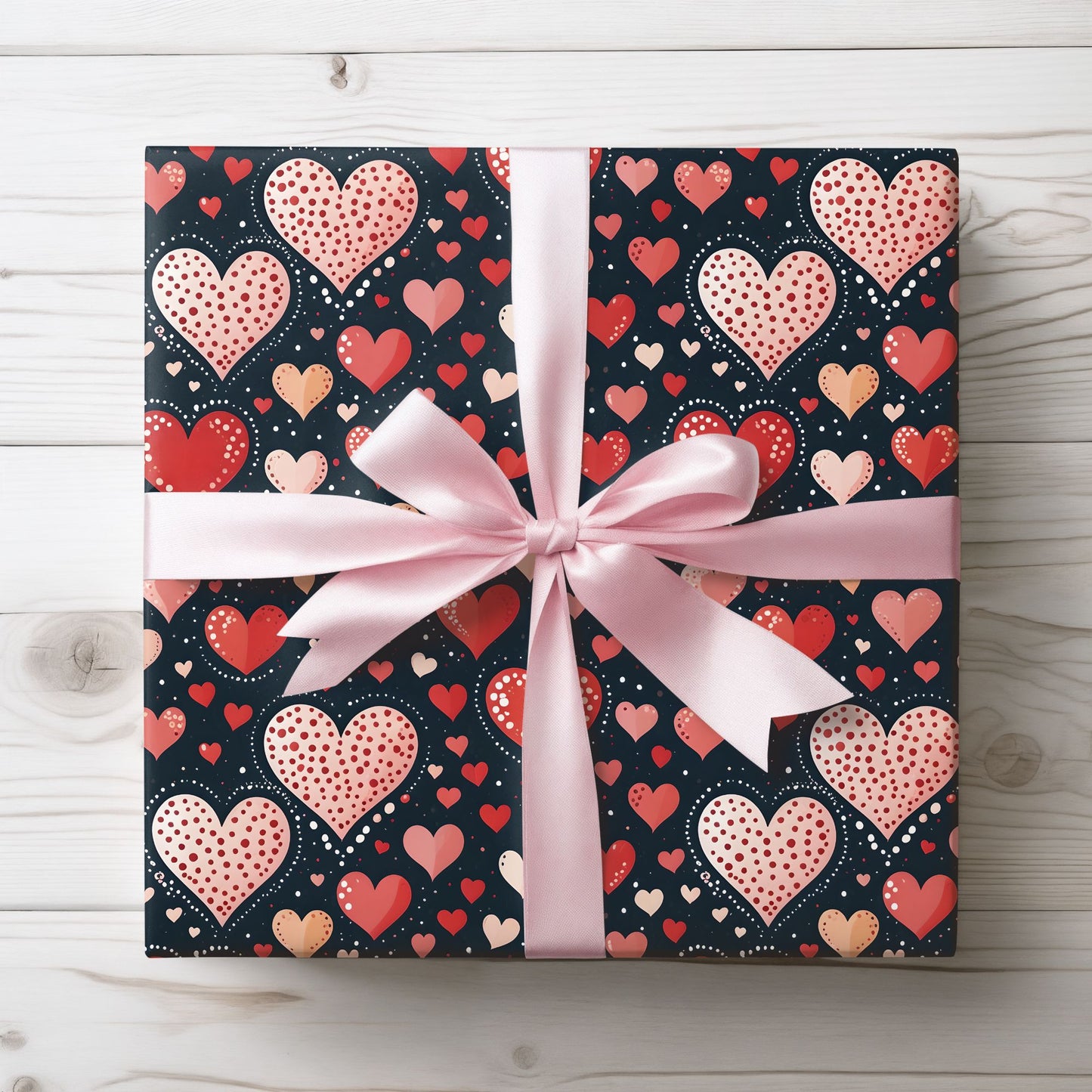 Heart Pattern Wrapping Paper