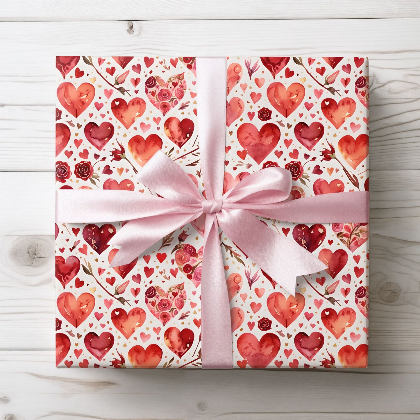 Romantic Heart Wrapping Paper