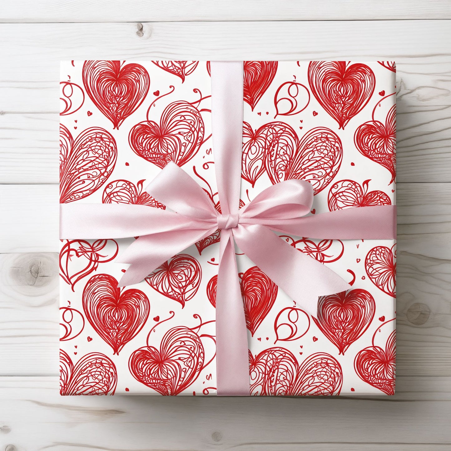 Heart - Themed Wrapping Paper