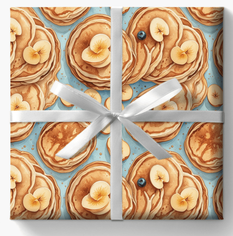 Wrapping Paper - Pancake Design