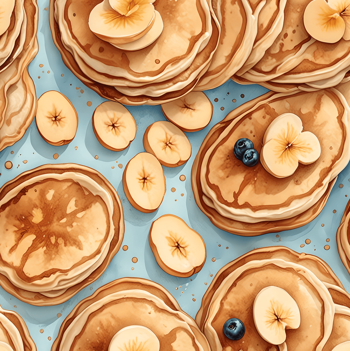 Wrapping Paper - Pancake Design