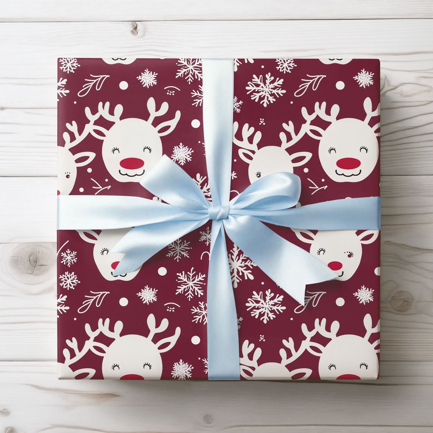 Sleigh All Day – Sassy Reindeer Wrapping Paper