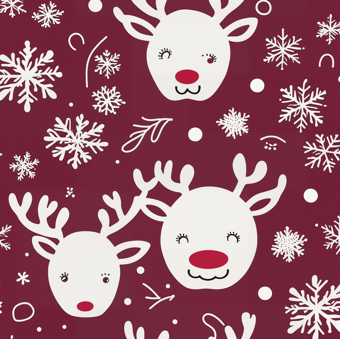 Sleigh All Day – Sassy Reindeer Wrapping Paper