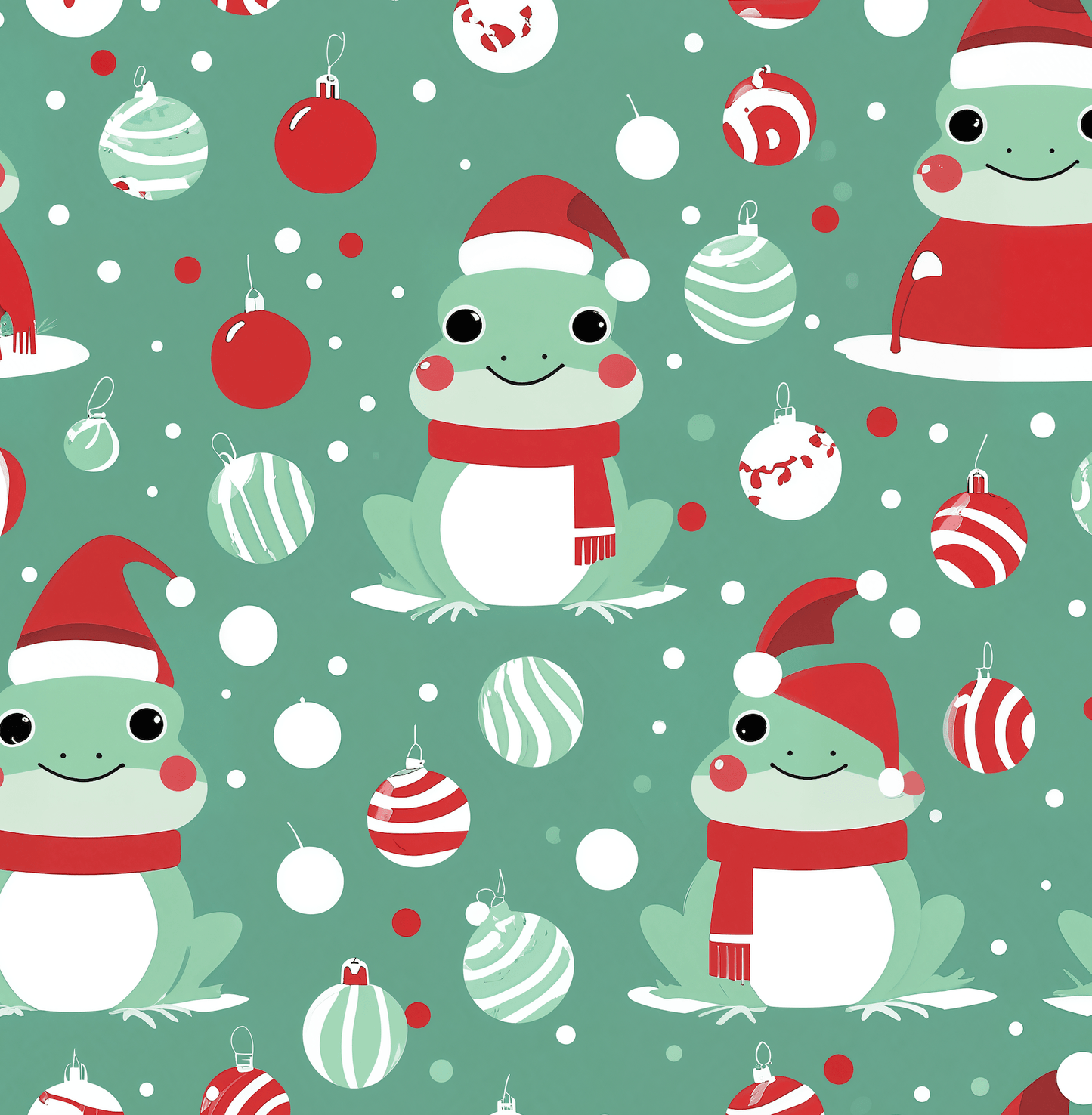 Hoppy Holidays โ Festive Frog Wrapping Paper That Jumps for Joy