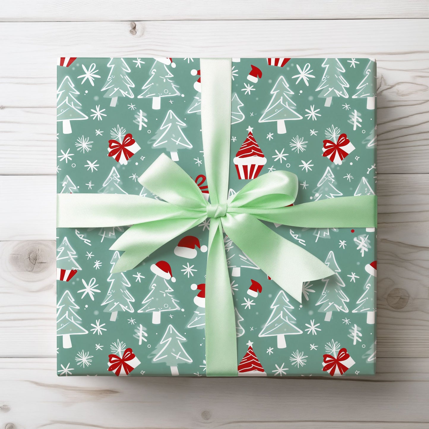 Jolly Sketchmas – Whimsical Winter Wrapping Paper