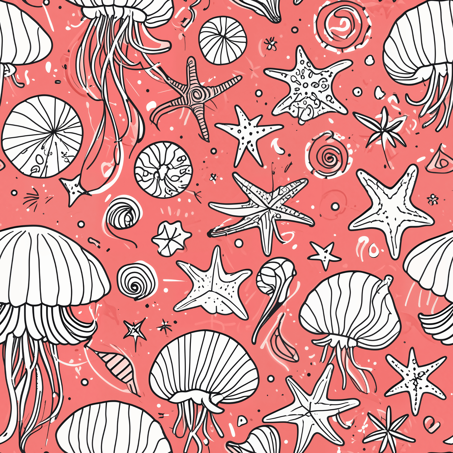 Wrapping Papers - Drift & Flow – Artistic Jellyfish Gift Wrap