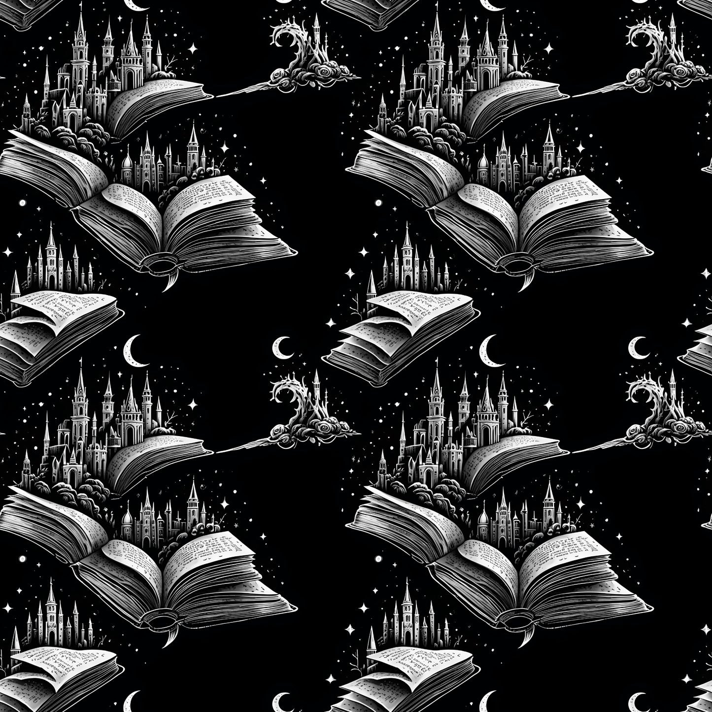 Fantasy Book Wrapping Papers