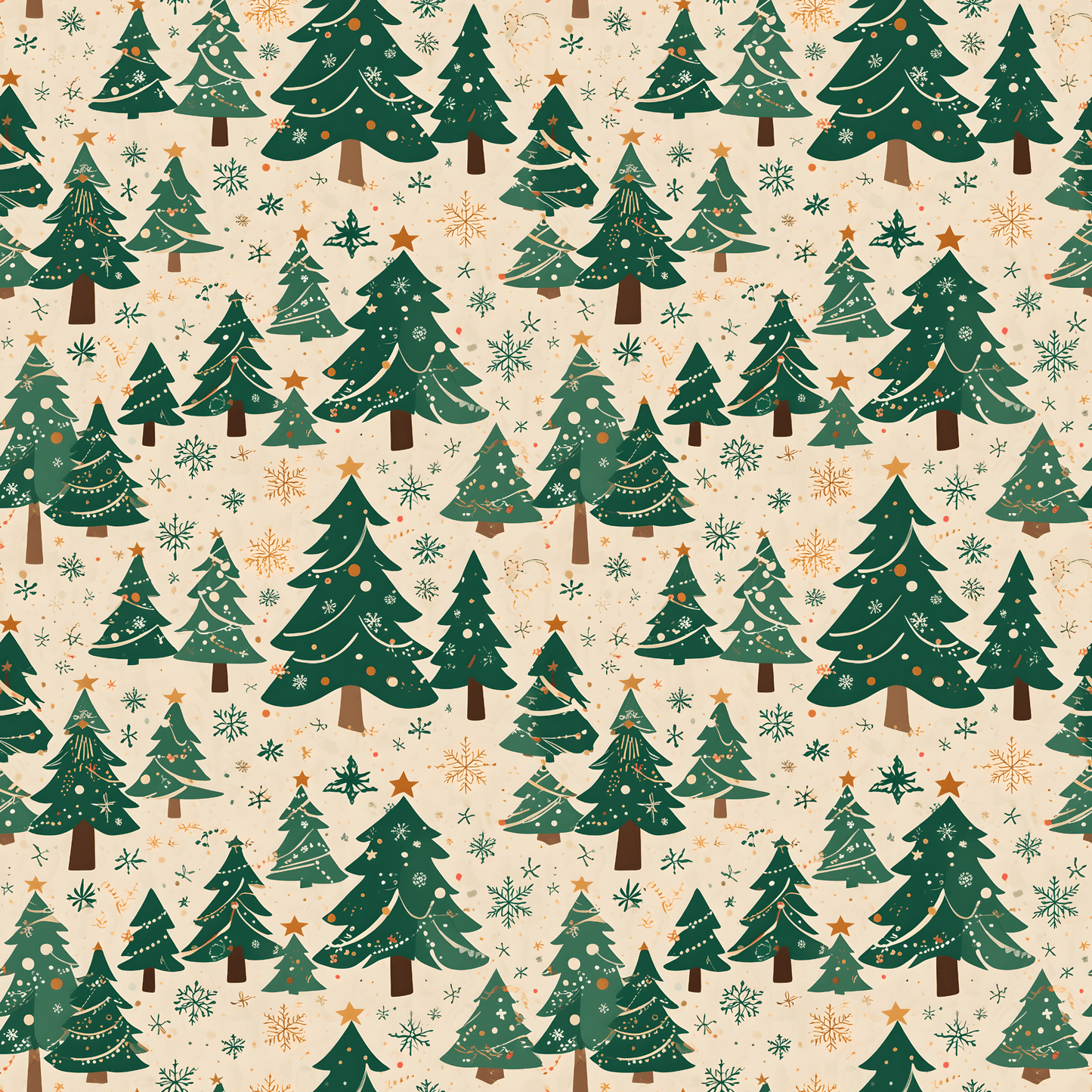 Tinsel Tannenbaum – Classic Christmas Tree Wrapping Paper