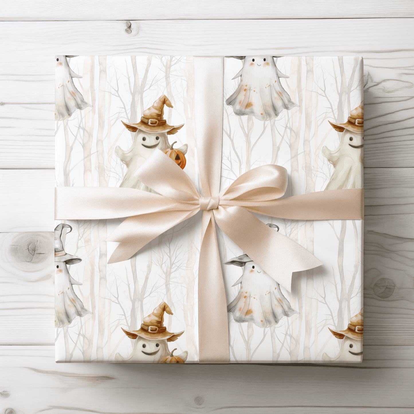Boo Bois – Haunted & Happy Ghost Wrapping Paper