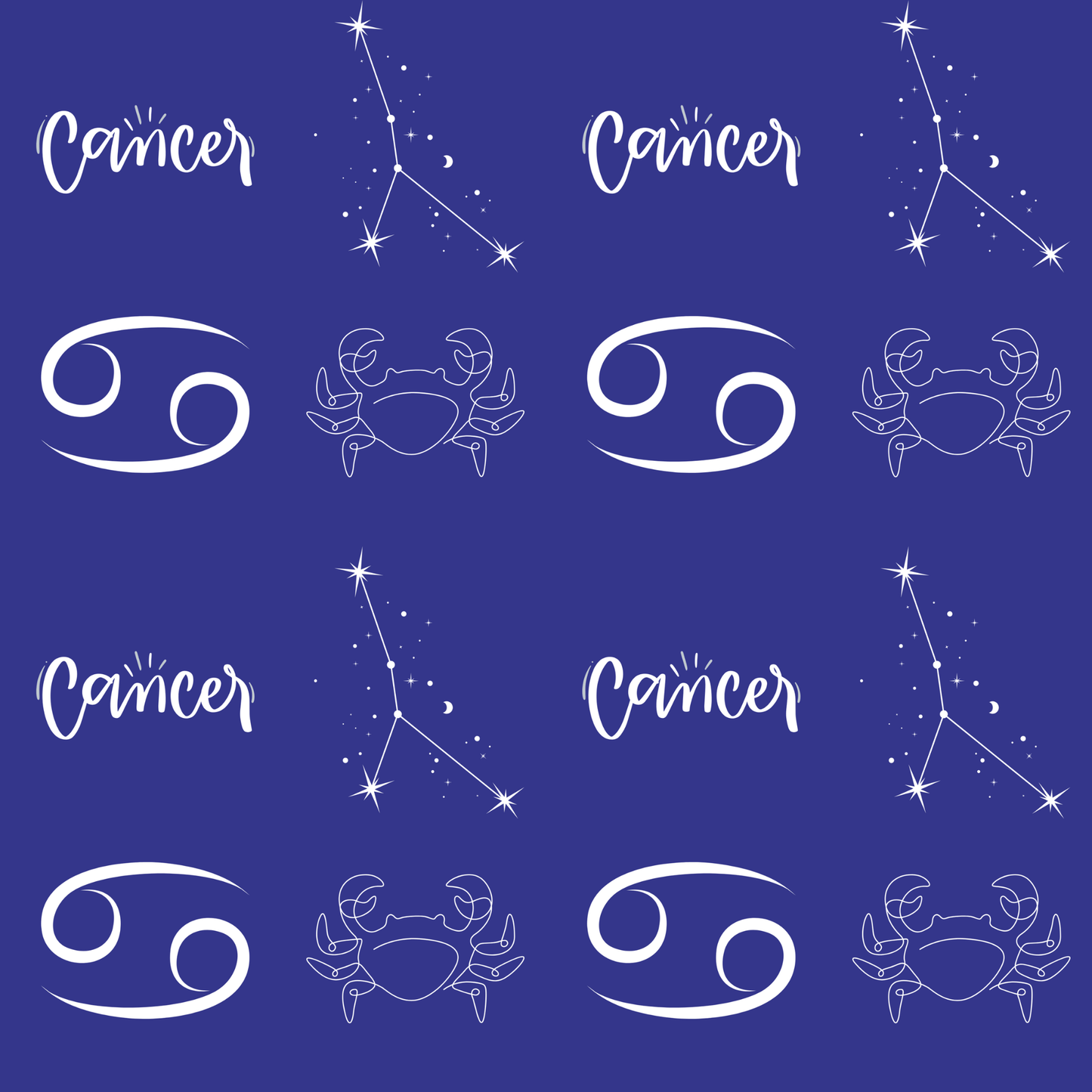 Moonchild Mode – Cancer Zodiac Wrapping Paper