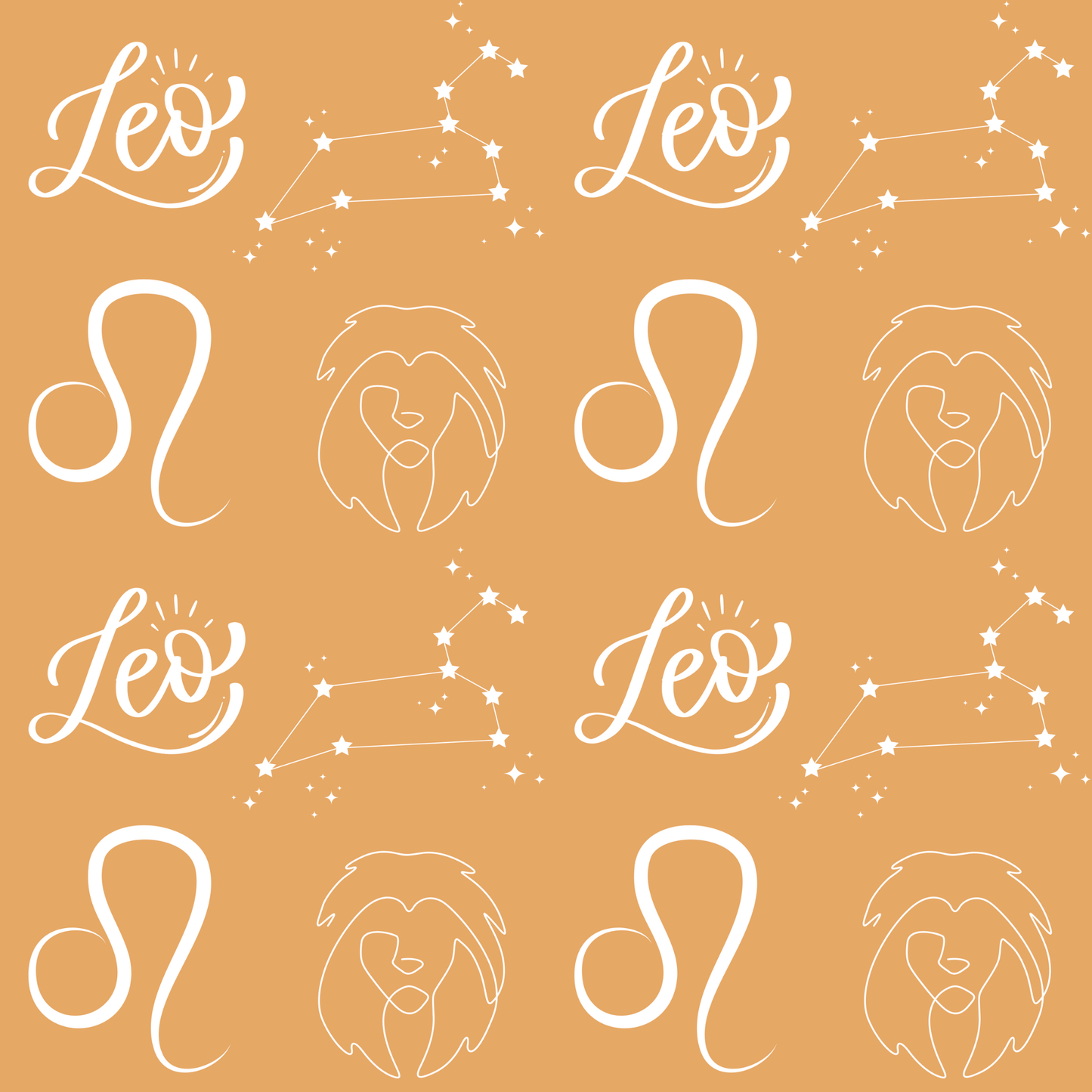Hear Me Purr – Leo Zodiac Wrapping Paper