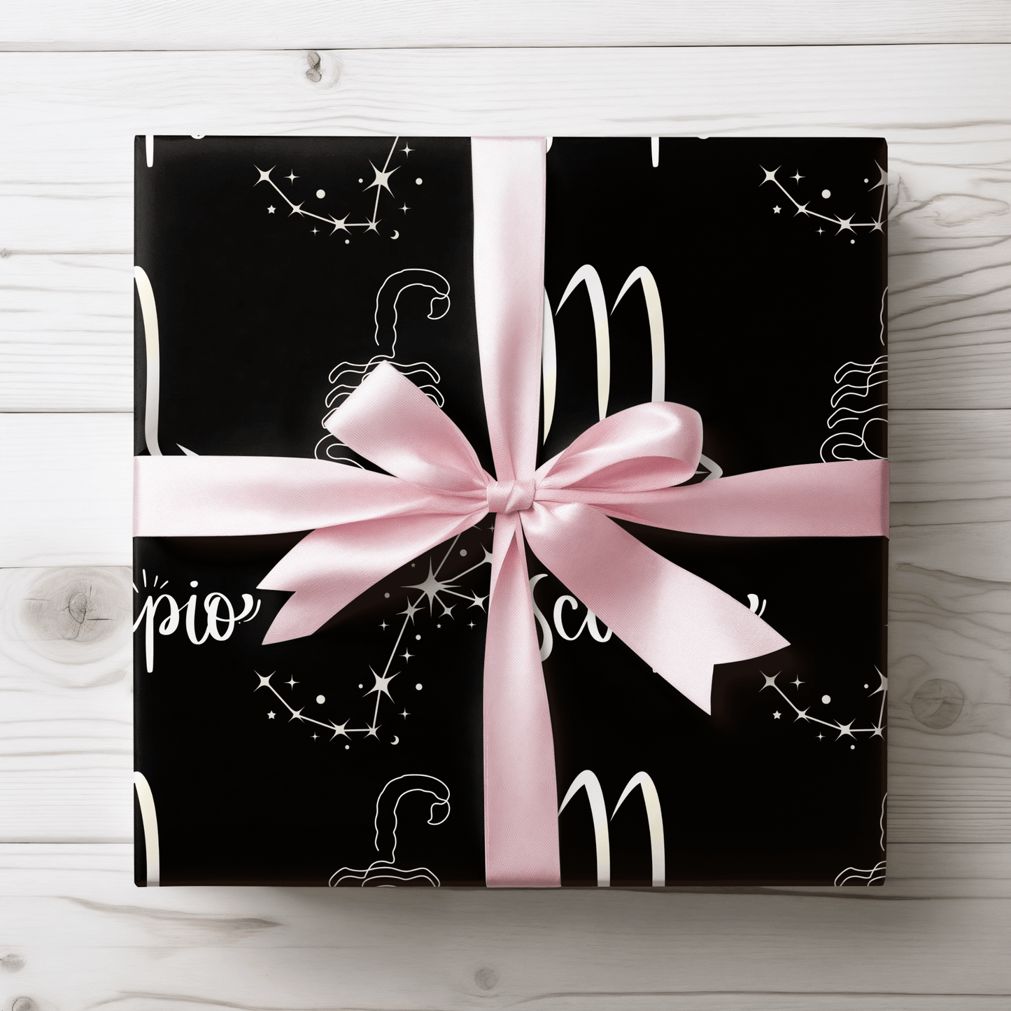 Sting & Spark – Scorpio Zodiac Wrapping Paper