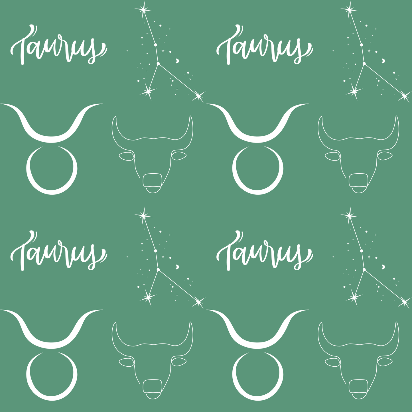 Grazed & Grounded – Taurus Zodiac Wrapping Paper