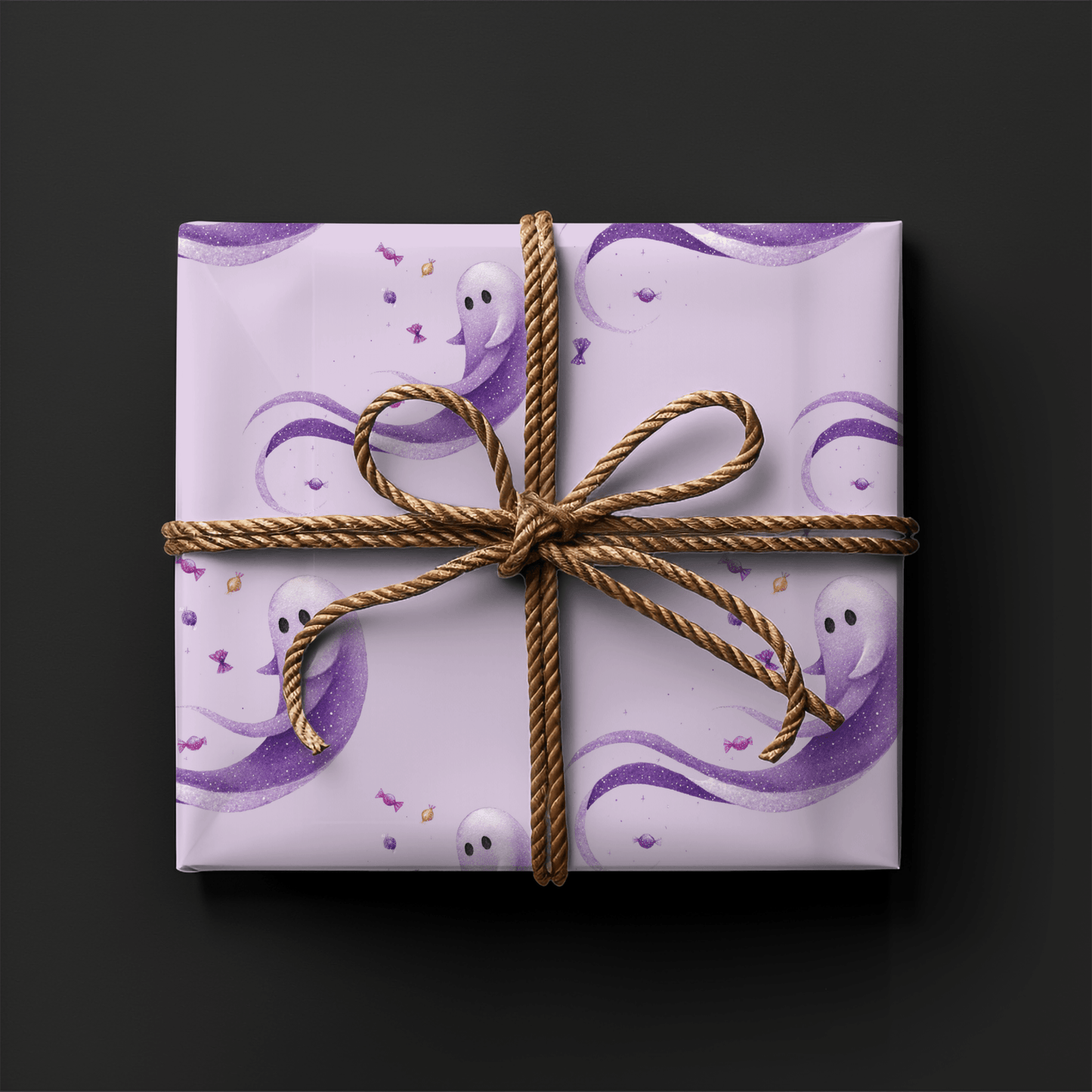 Ghosted & Gorgeous – Pastel Halloween Wrapping Paper
