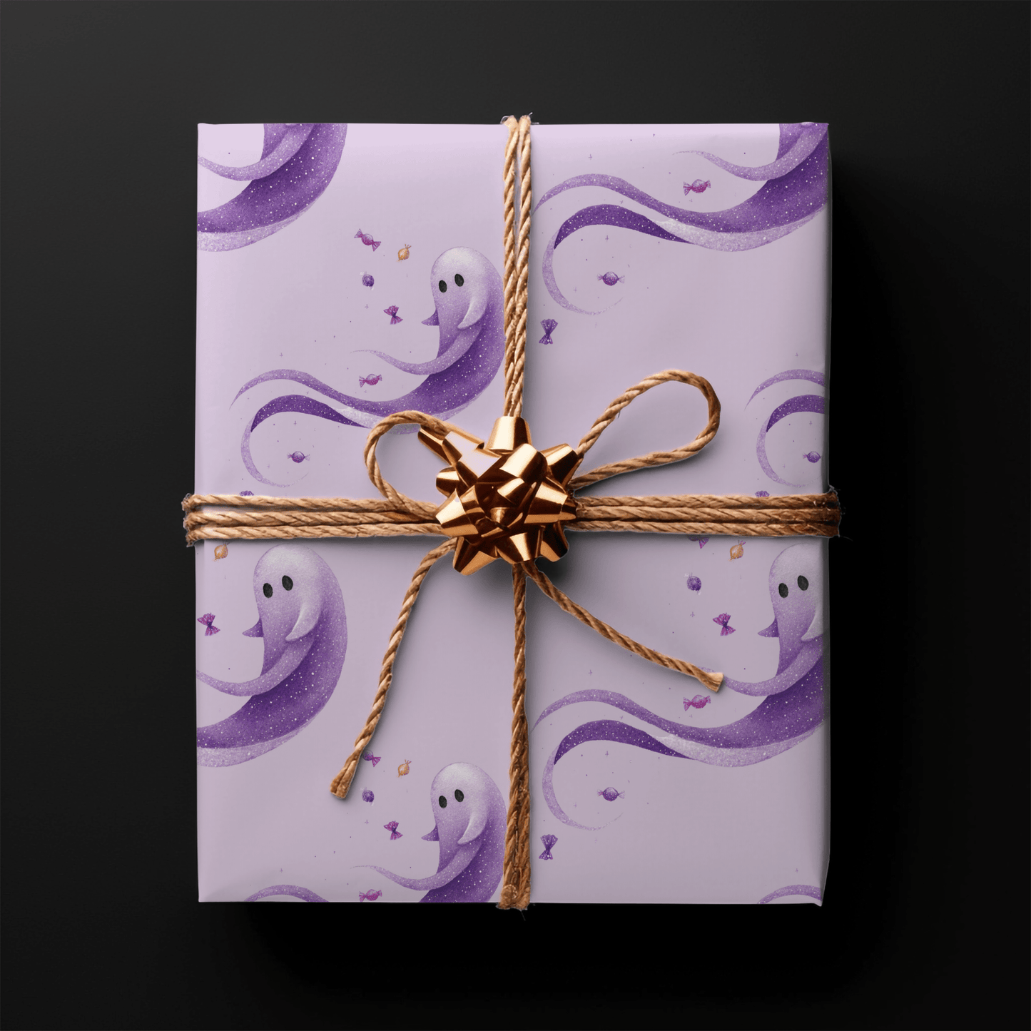 Ghosted & Gorgeous – Pastel Halloween Wrapping Paper