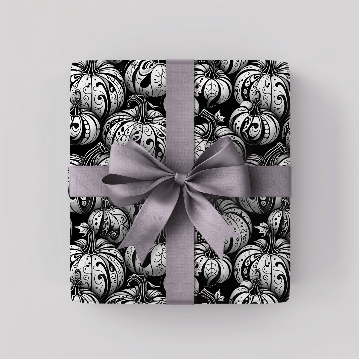 Pumpkin Noir – Gothic Glam Wrapping Paper