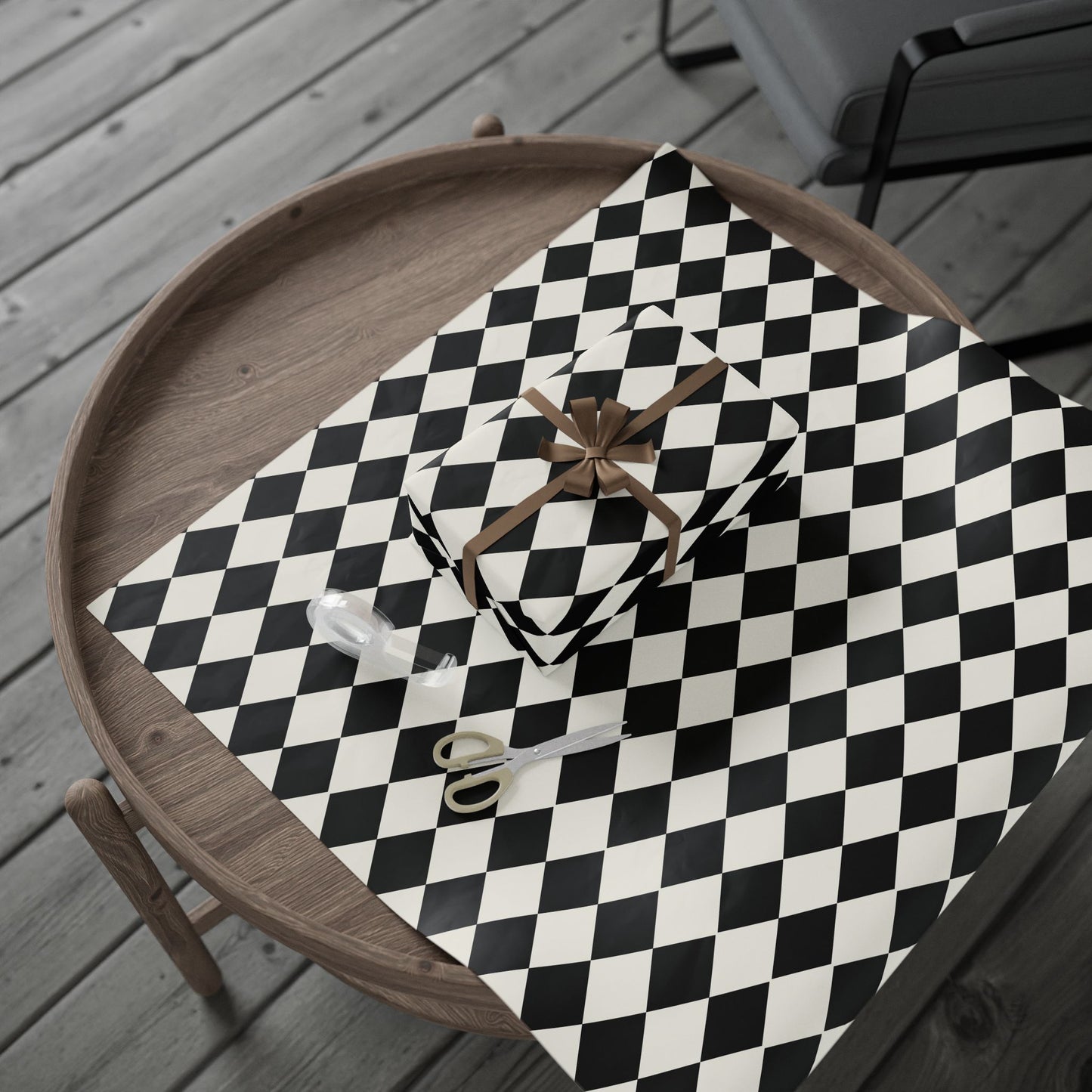 Black & White Diamond Gift Wrap