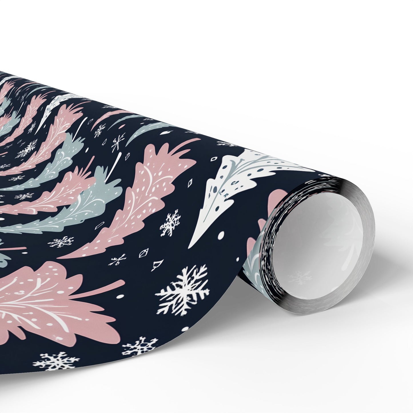 Pink, Blue & White Festive Wrapping Paper