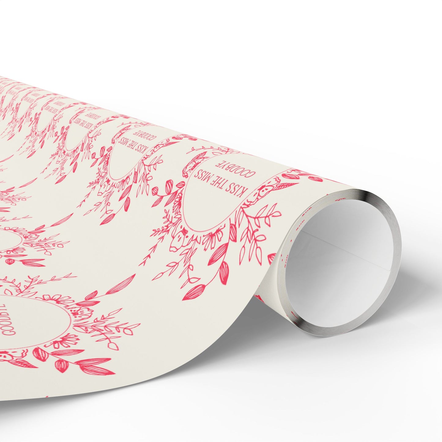 Kiss the Miss Goodbye, Bachelorette Wrapping Paper