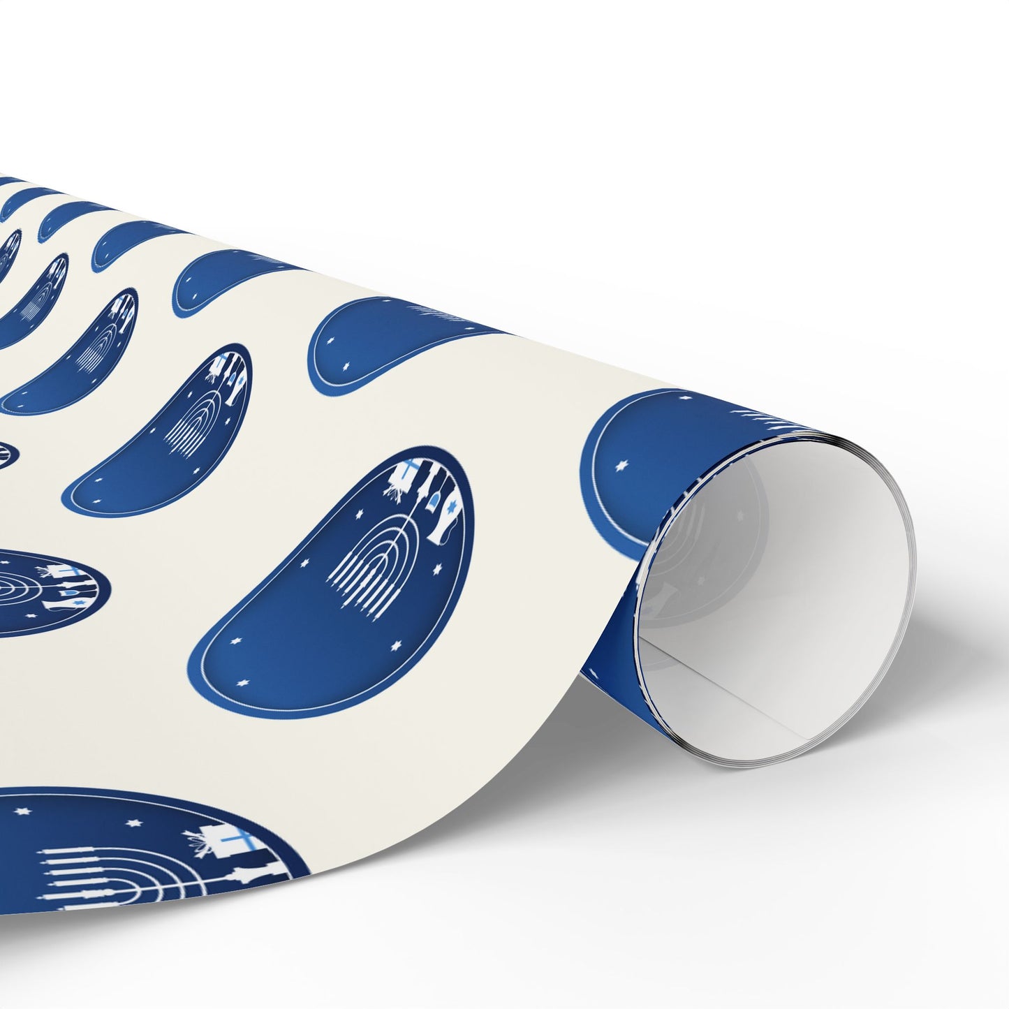 Hanukkah Blue and White Wrapping Papers