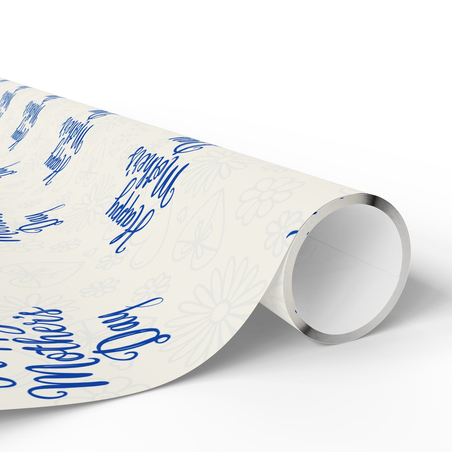 Blue Mothers Day Wrapping Papers