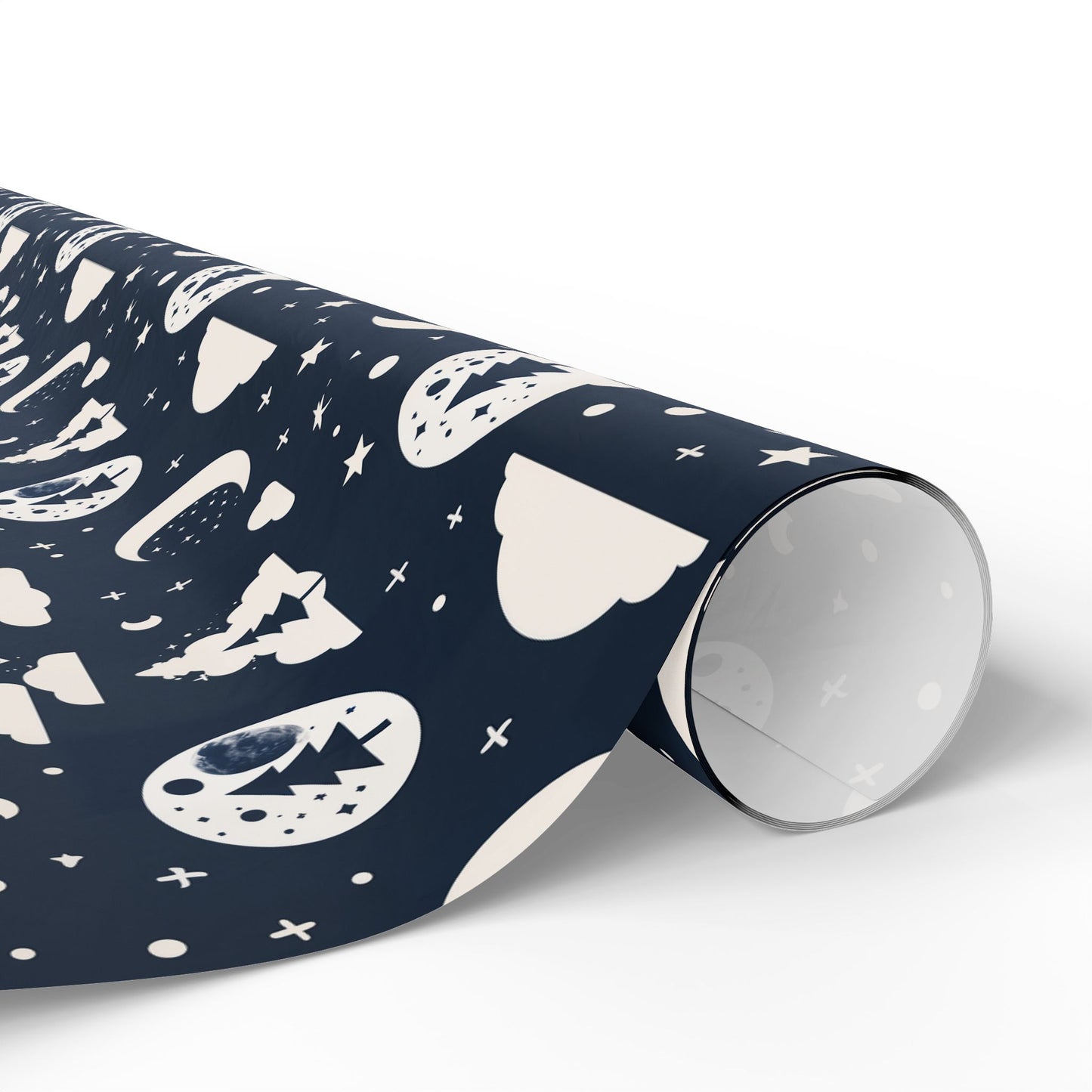 Wrapping Paper - Midnight Pines and Stars Wrapping Paper