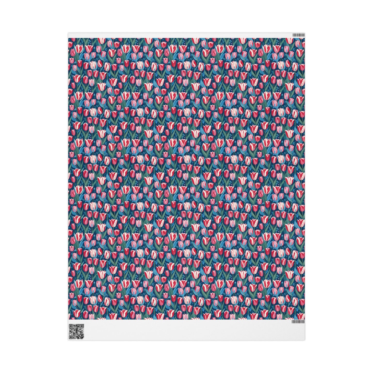 Vibrant Tulip Floral Wrapping Paper