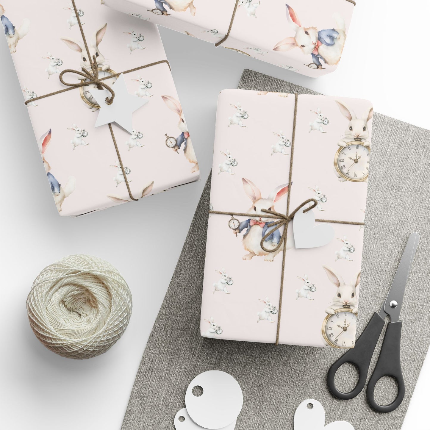 White Rabbit Wrapping Paper