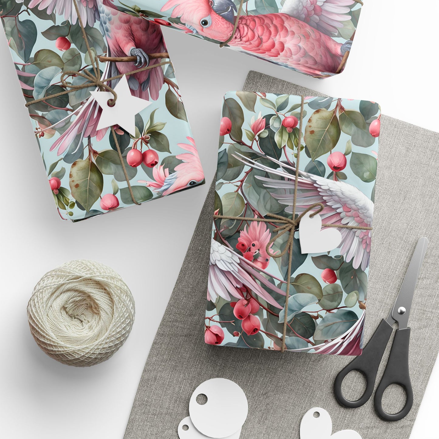 Wrapping Paper: Australian Galah Print - Perfect for Nature Lovers