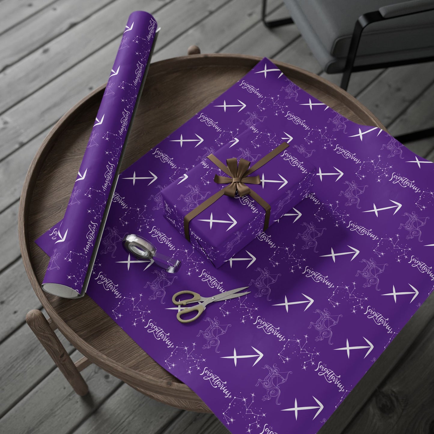 Aim Higher – Sagittarius Zodiac Wrapping Paper