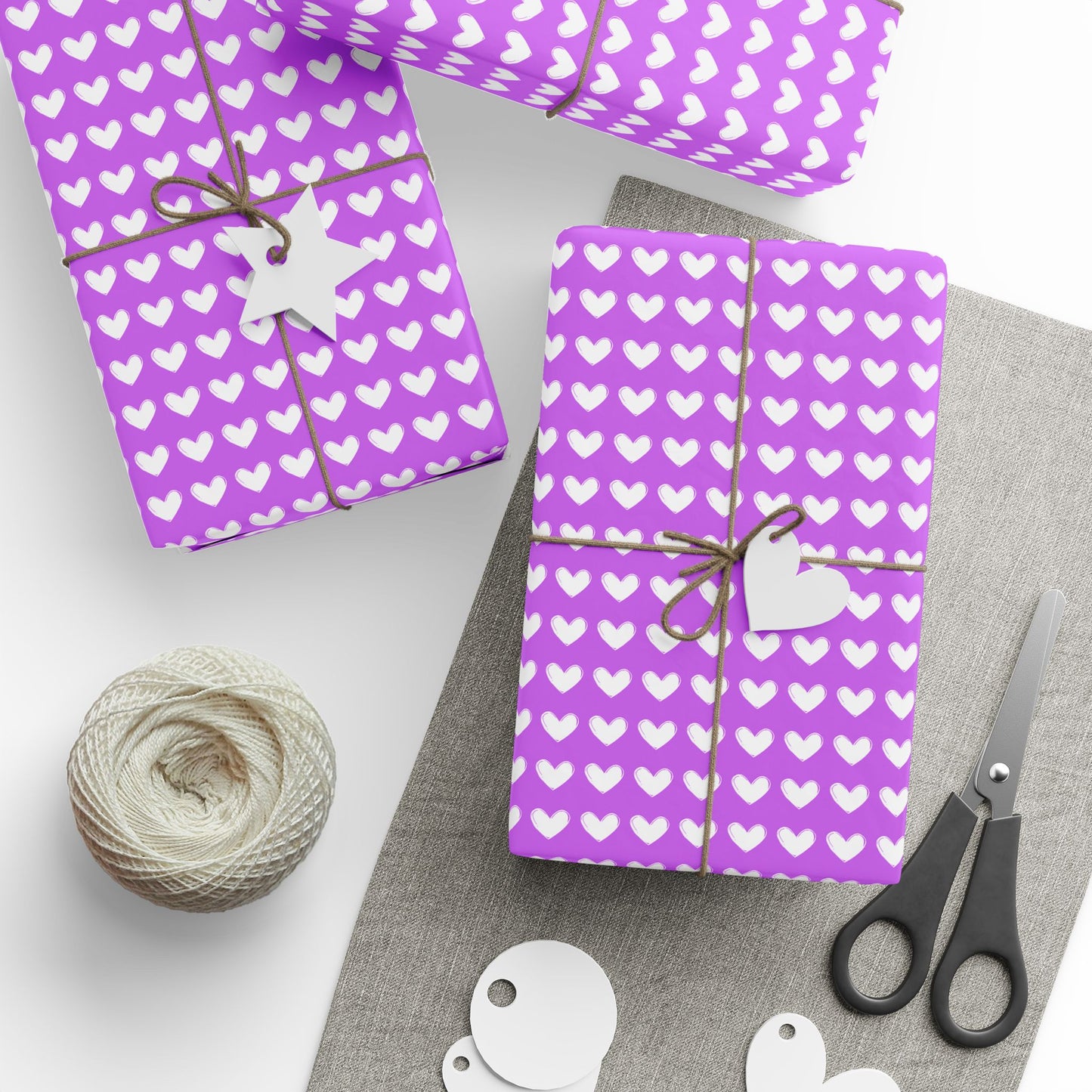 Purple Heart Wrapping Paper